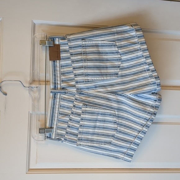 American Eagle Striped Denim Mom Short - Picture 2 of 5